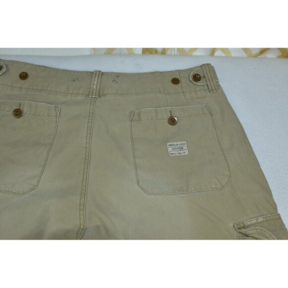 American Eagle Mens Pants Size 34x32 Combat Trouser Wide Leg Cargo Vintage-Flaws - Picture 16 of 16